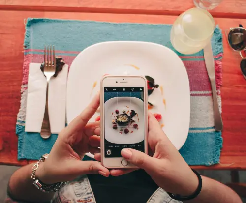Food on the table